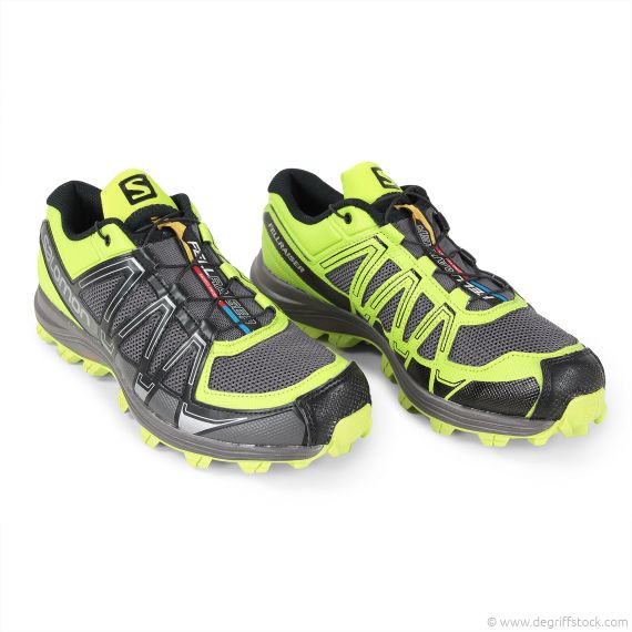 Chaussures de running vertes Fellraiser homme Salomon