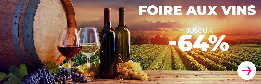 foire aux vins jusqu'à -64%