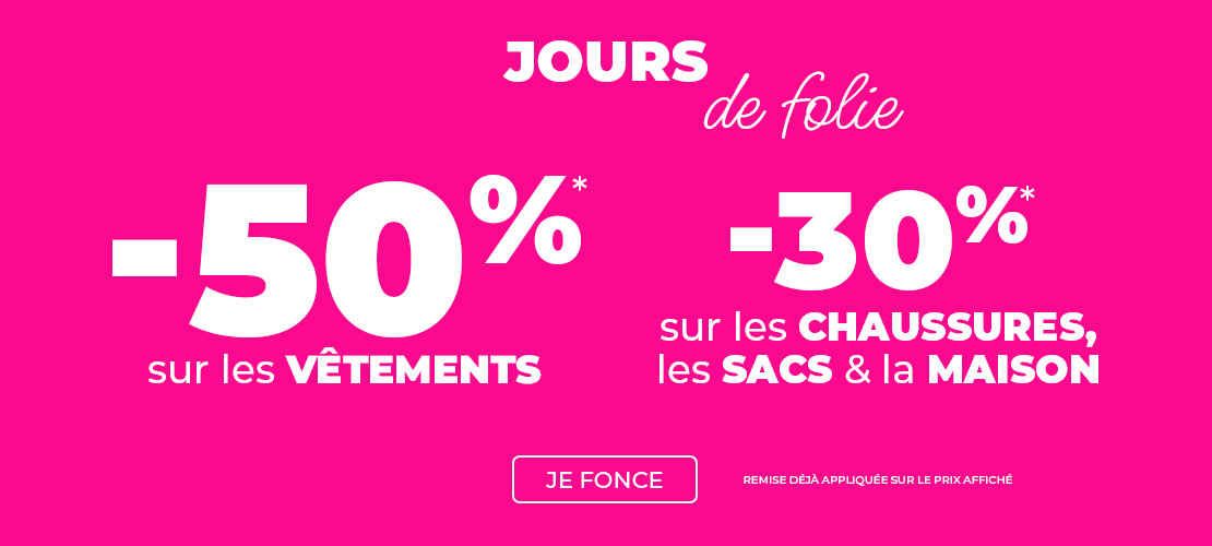 Jours de folie -50%