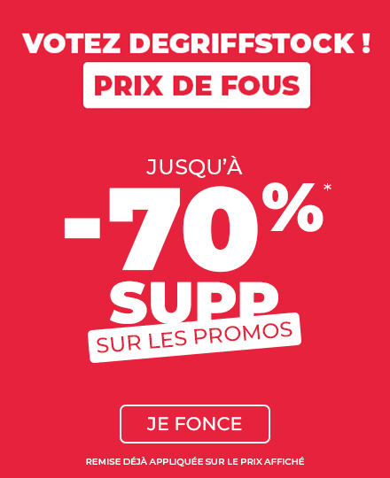 -70% SUPP sur les promos