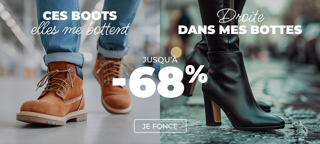 Bottes bottines jusqu'à -68% 