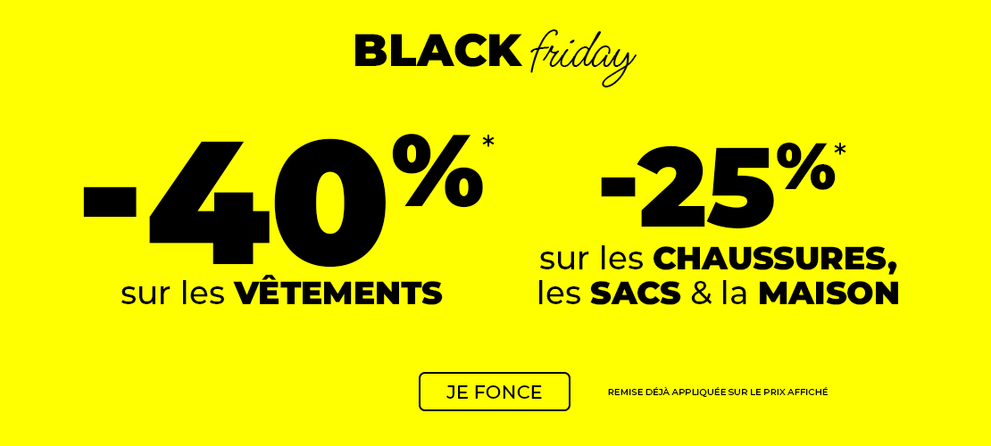 Black friday XXL -40% 