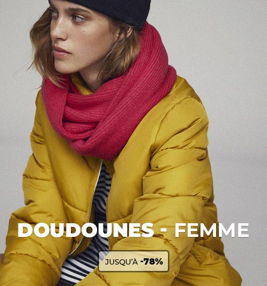 doudounes femme grande marque en promo