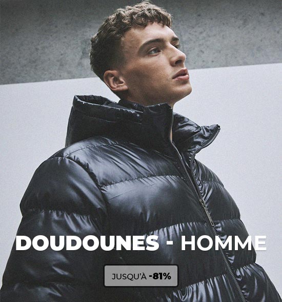 doudounes homme grande marque en promo