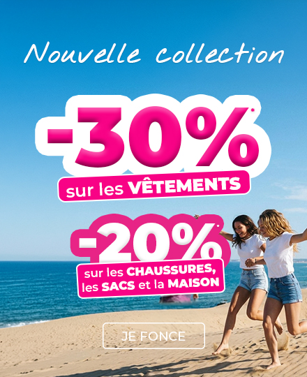 Bon plans -30% sur les vêtements*