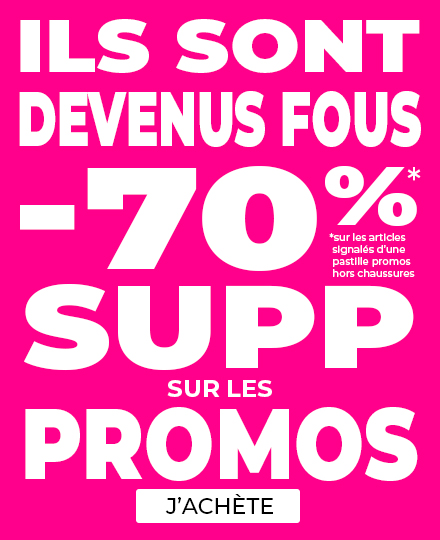 Promos jusqu'à -70% SUPP