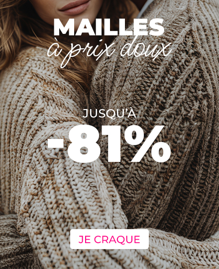 PULLS jusqu'à -81% 