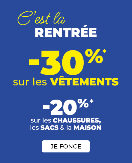 -30% Sur les nouveautés