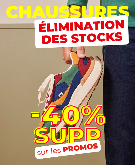 Chaussures -40% supp sur les promos