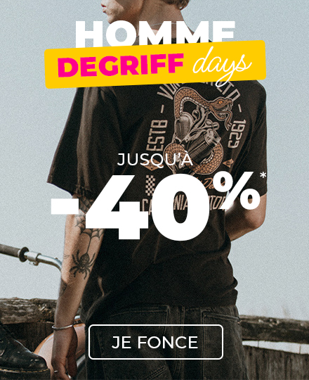 Vêtements homme à 40%*