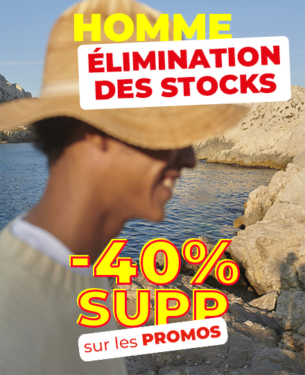 Homme -40% supp