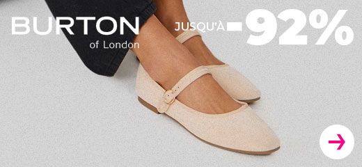 Burton of london jusqu'à -92%