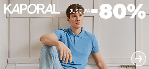 kaporal jusqu'à -80%