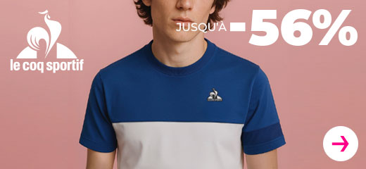 le coq sportif jusqu'à -62%