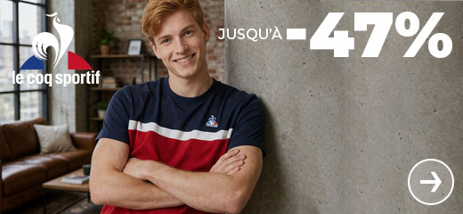 Le coq sportif jusqu'à -47%