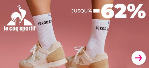 Le coq sportif jusqu'à -62%