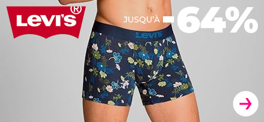 Levis homme jusqu'à -65%