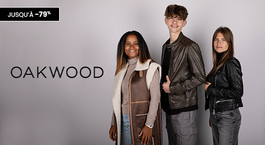 oakwood vêtements homme et femme en promotion jusqu'à -60%