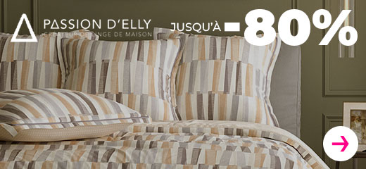 Linge de maison jusqu'à -80%