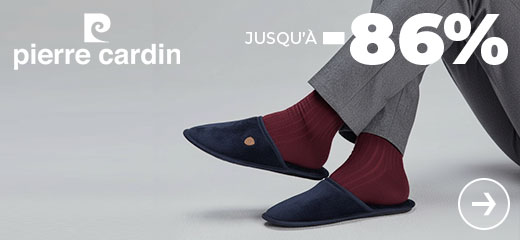 Pierre cardin jusqu'à -86%