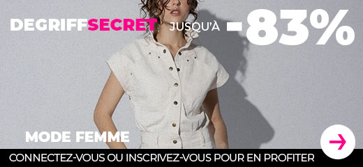 Mode femme jusqu'à -83%