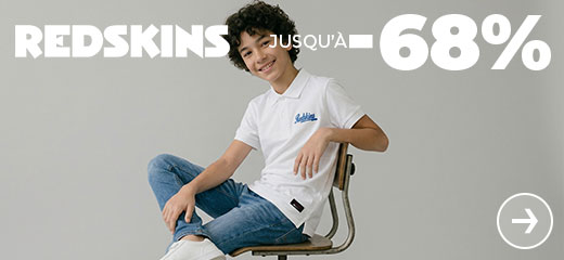 Redskins jusqu'à -68%