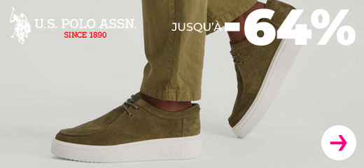 US Polo ASSN jusqu'à -64%