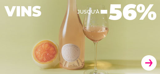 Vins jusqu'à -56%